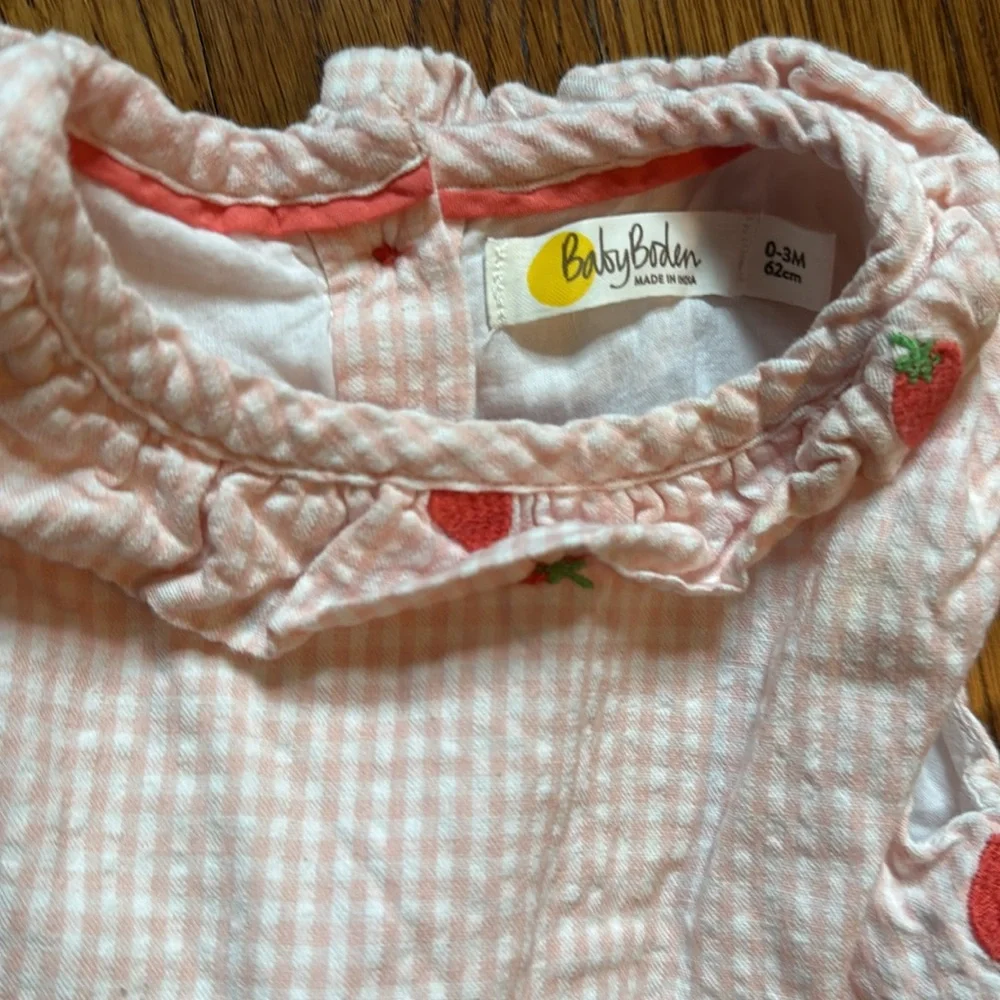 Baby Boden gingham dress